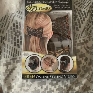 Fabulous hairstyles instantly easy comb, stretchable double combs as seen on TV